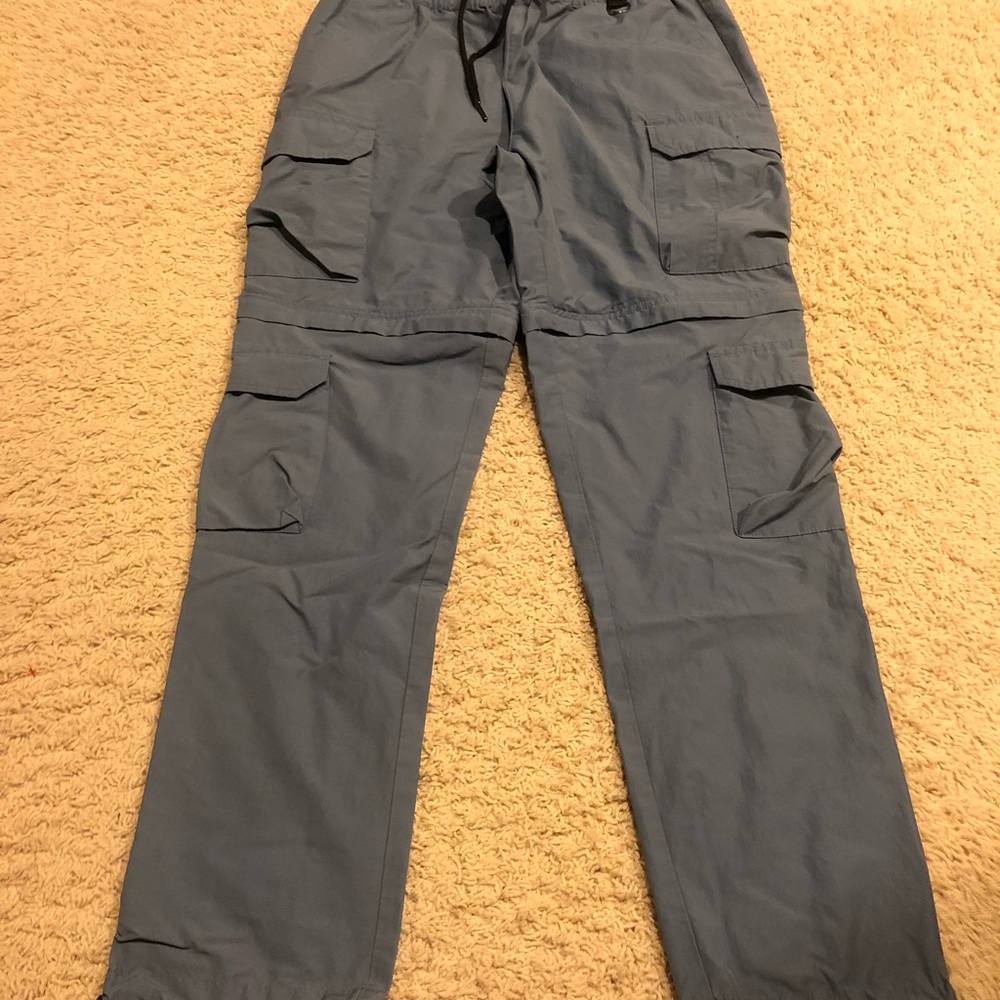 PacSun Gray Cargo Pants Relaxed Fit